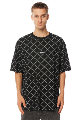Mass Denim Monogram T-shirt czarna
