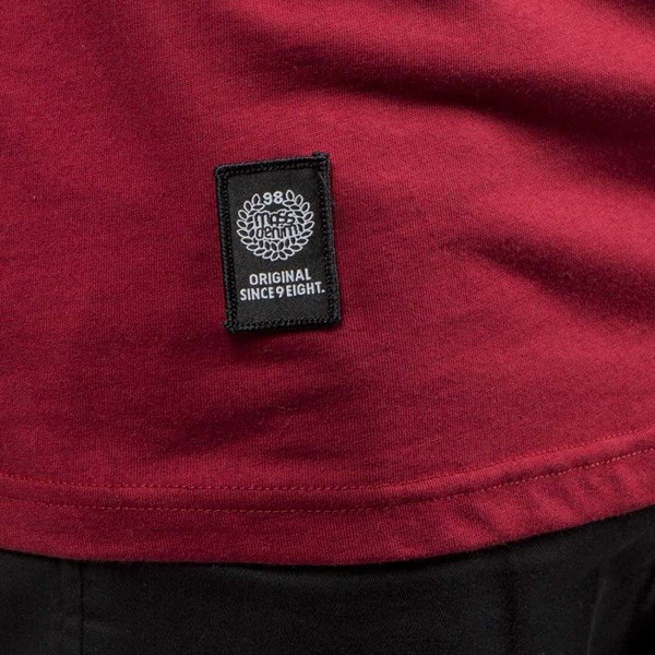 Mass Denim koszulka T-shirt Classics Cut claret / red SS 2017