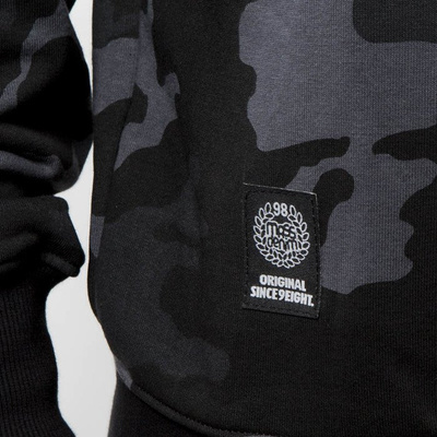 Bluza Mass Denim Sweatshirt Crewneck Signature - black camo