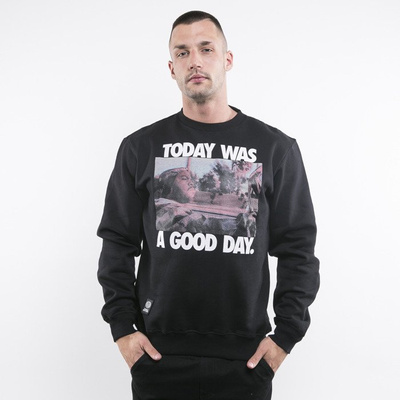 Mass Denim bluza crewneck Today black