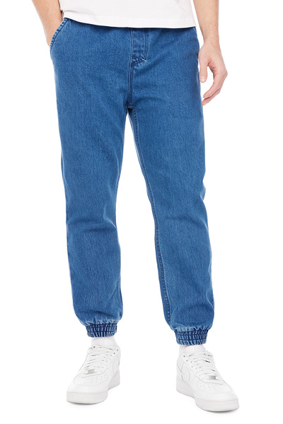 Mass DNM spodnie Joggers Jeans Signature 2.0 Sneaker Fit - niebieskie