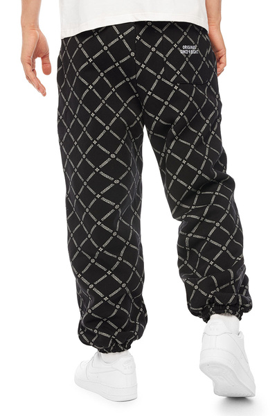 Mass DNM spodnie dresowe Monogram Baggy Fit Sweatpants - czarne