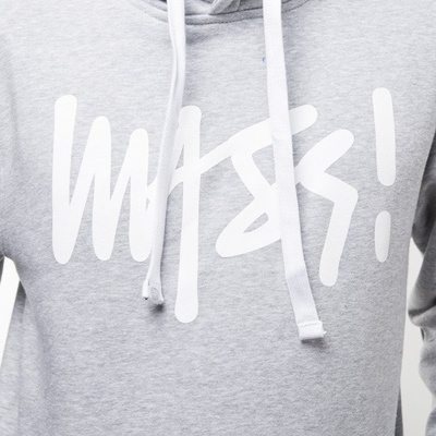 Mass Denim bluza sweatshirt Signature hoody light heather grey