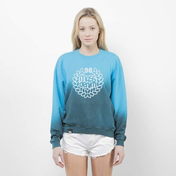 Saint Mass bluza crewneck Base Fade blue / green