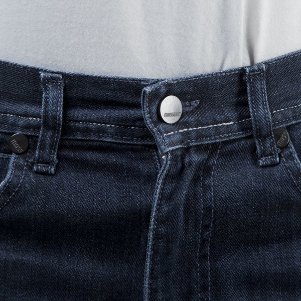 Mass Denim spodnie Jeans Ring tapered fit dark blue