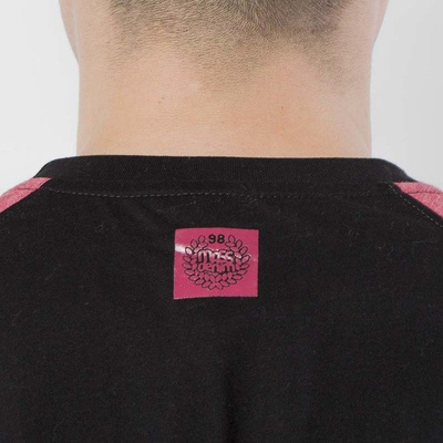 Mass DNM koszulka Longsleeve Base Reglan - black / heather claret