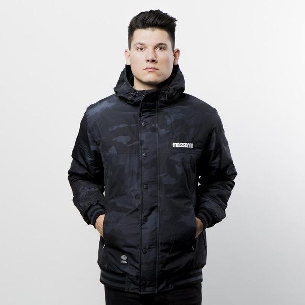 Mass DNM kurtka zimowa District Jacket - black camo