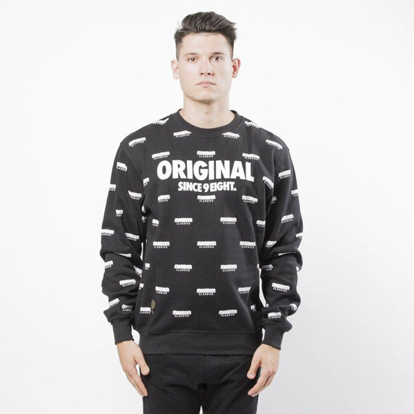 Mass DNM bluza Sweatshirt Crewneck Original - black