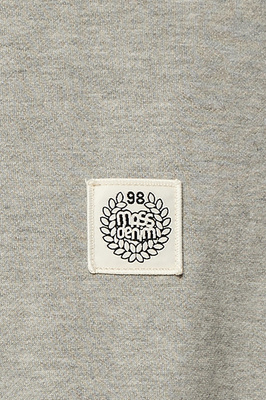 Mass DNM bluza Sweatshirt Patch Crewneck - szara