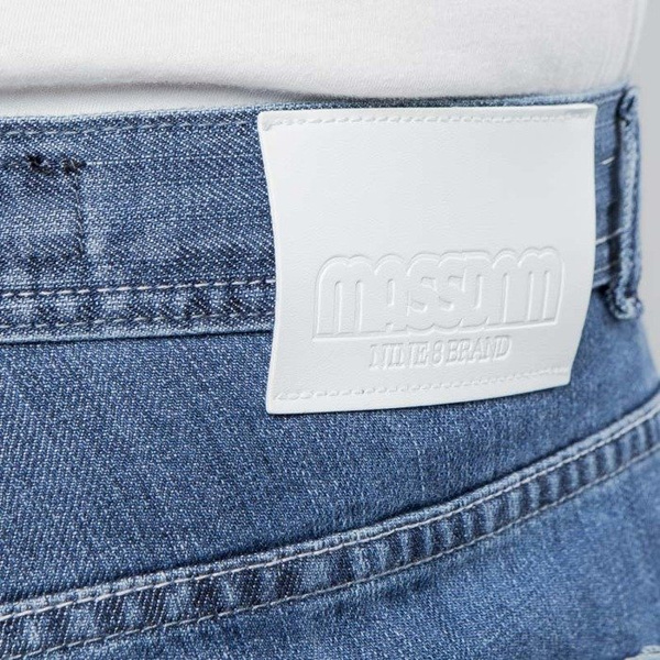 Mass DNM spodnie Demo Jeans Regular Fit - blue