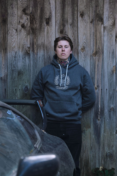 Mass DNM bluza Sweatshirt Herald Hoody - szara