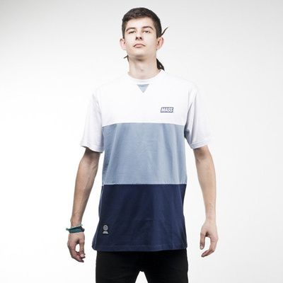 Mass Denim koszulka t-shirt Horizon steel blue / navy