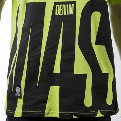 Mass Denim t-shirt koszulka Outsized toxic green