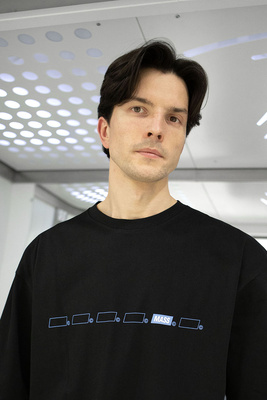 Koszulka Mass Denim Copy Box T-shirt - czarna