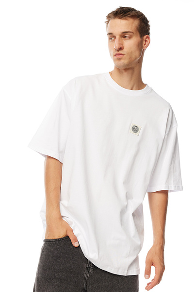 Mass Denim Patch T-shirt biała