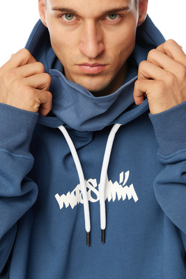 Mass DNM bluza Sweatshirt Nostalgia. Angel Hoody stalowa