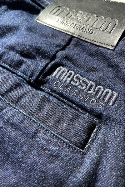 Mass DNM spodnie Jeans Casual Baggy Fit - granatowe