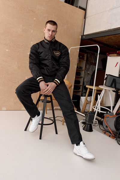 Mass DNM kurtka Round Two Baseball Jacket - czarna