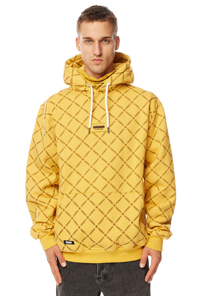 Mass DNM bluza Sweatshirt Monogram Hoody żółta