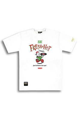 Mass DNM x Asfalt koszulka Fresh And Hot T-shirt biała