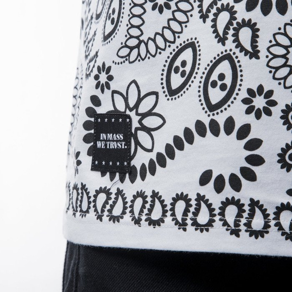 Mass Denim t-shirt koszulka Bandana white BLAKK