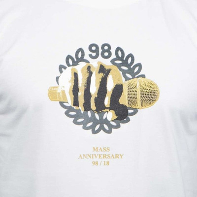 Mass DNM koszulka Golden Mic T-shirt white - 20TH ANNIVERSARY 