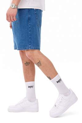 Mass DNM szorty Box Jeans Shorts relax fit - niebieskie