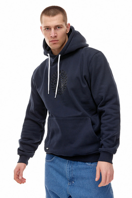 Mass DNM bluza Sweatshirt Base Light Hoody - granatowa