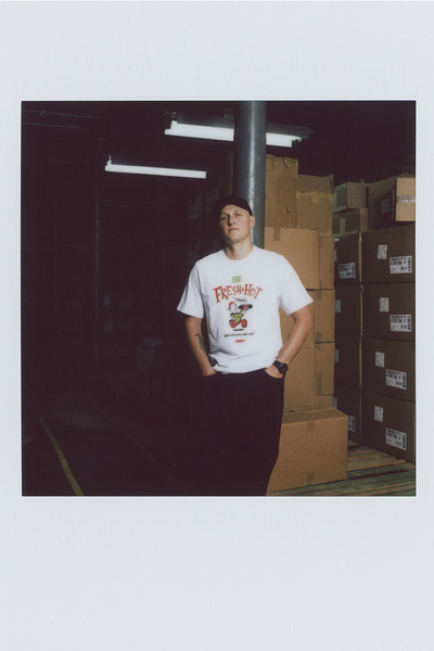 Mass DNM x Asfalt koszulka Fresh And Hot T-shirt biała