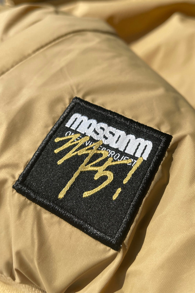 Mass DNM kurtka zimowa Jacket Signature Patch - beżowa