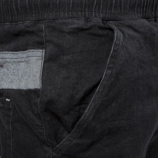 Mass DNM spodnie Fang Joggers Jeans Trap Fit - black
