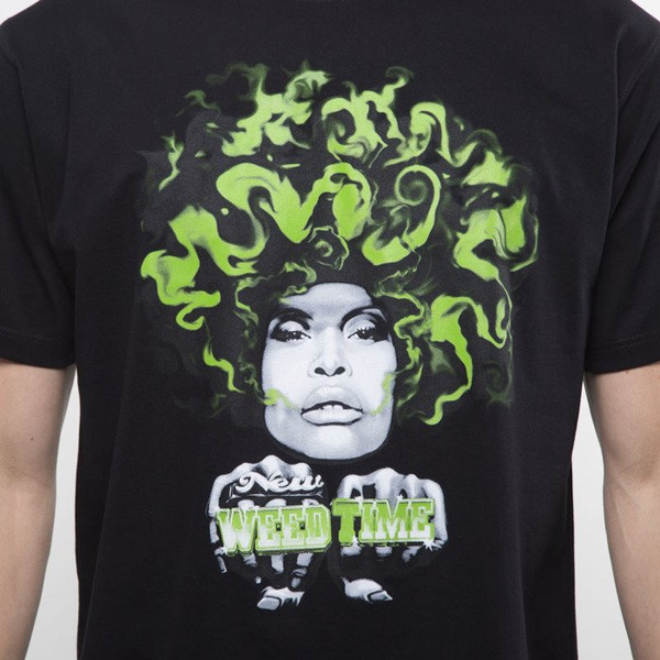 Mass Denim koszulka T-shirt Lady In Green black SS 2017