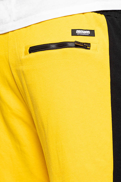 Mass DNM spodnie dresowe Berg Sport Sweatpants - żółte