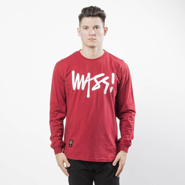 Mass DNM koszulka Signature Longsleeve - claret