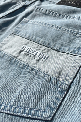 Mass DNM spodnie Jeans Target Baggy Fit - niebieskie