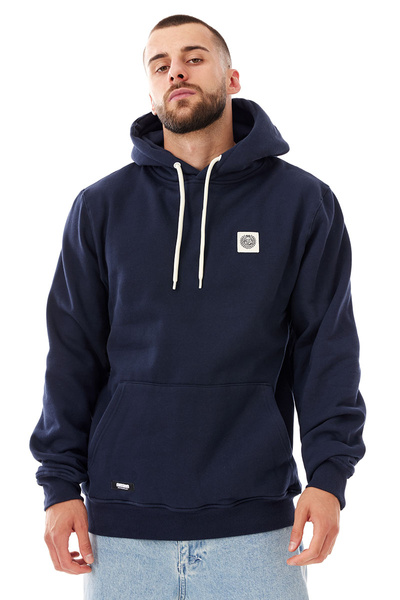 Mass DNM bluza Sweatshirt Patch Hoody - granatowa
