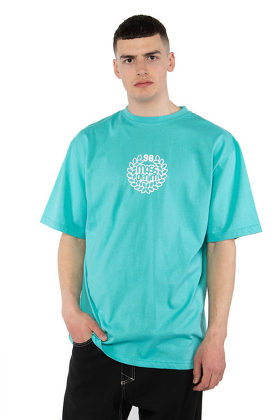 Mass DNM koszulka Base Medium Logo T-shirt - turkusowa