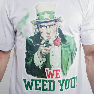 Mass Denim koszulka We Weed You white