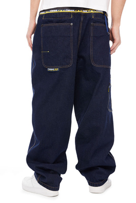 Mass DNM spodnie Jeans Chino Original Baggy Fit - granatowe