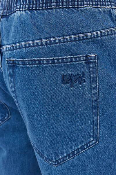 Mass DNM spodnie Joggers Jeans Signature 2.0 Sneaker Fit - niebieskie