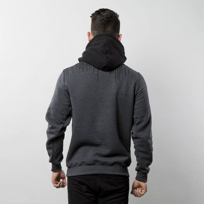 Bluza Mass Denim Sweatshirt Hoody Drip Top - dark heather grey