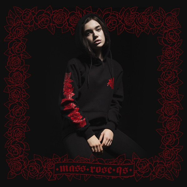 Mass DNM bluza Sweatshirt Hoody Rose - black QUICKSTRIKE