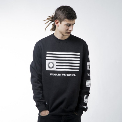 Mass Denim sweatshirt bluza Empire crewneck black BLAKK