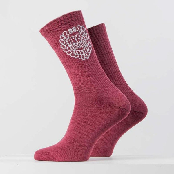 Mass DNM skarpety Socks Base - heather claret