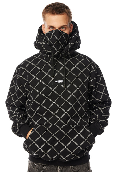 Mass DNM bluza Sweatshirt Monogram Hoody czarna