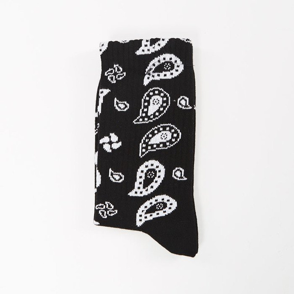 Skarpety Mass Denim socks Paisley Quarter black SS 2017