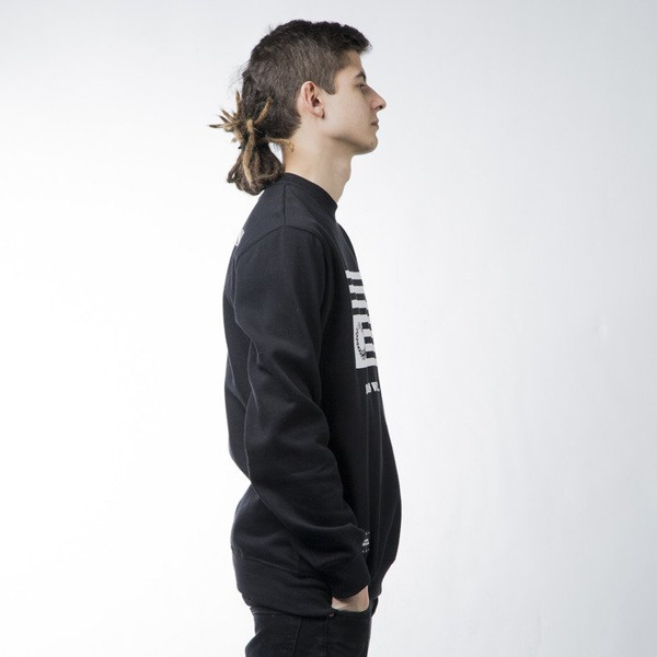 Mass Denim sweatshirt bluza Empire crewneck black BLAKK