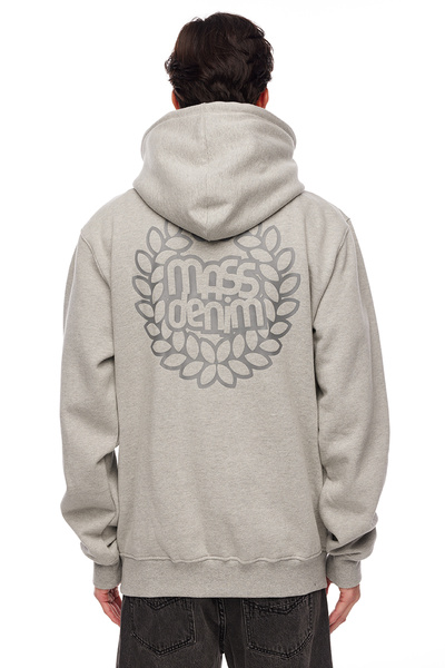 Mass DNM bluza Sweatshirt Base Back Hoody - szara