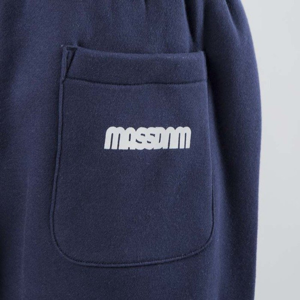 Mass DNM spodnie dresowe Respect Sweatpants - blue / navy