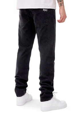 Mass DNM spodnie Signature 2.0 Jeans Tapered Fit - sprane czarne